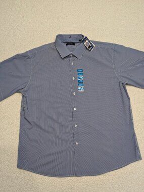 Nautica striped button-up shirt 🔵